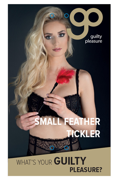 Guilty Pleasure Small Feather Tickler Red - Feder-Kitzler 2