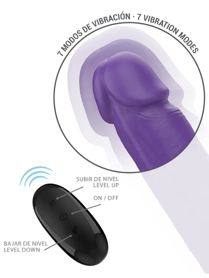 Gunter Dildo Double Vibrator Remote Control - Vibrating dualdildo 2