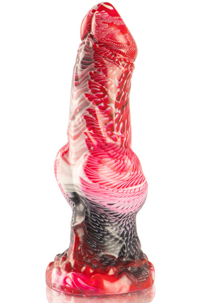 Helios Dildo With Testicles Heat & Ecstasy 22 cm - Drachen-Dildo 1