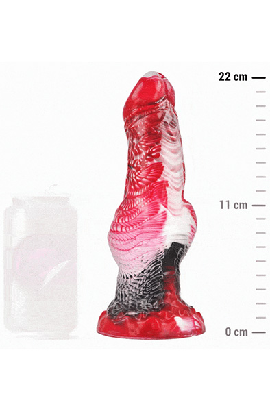 Helios Dildo With Testicles Heat & Ecstasy 22 cm - Drachen-Dildo 2