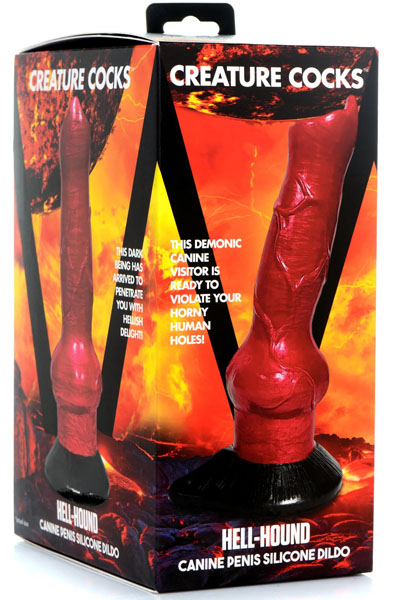Hell-Hound Canine Penis Silicone Dildo 19 cm - Drachen-Dildo 6