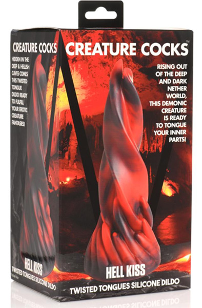 Hell Kiss Twisted Tongues Dildo 18,8 cm - Drachen-Dildo 5