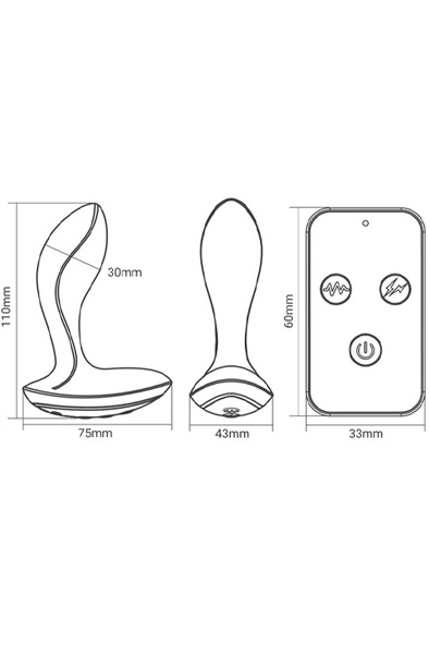Herrules Prostate Massager With Electric Shock, Vibration & - Prostatastimulator 4