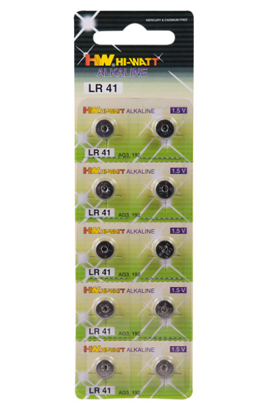 Hi-Watt LR41 10-pack batterier - Batterien LR41 2