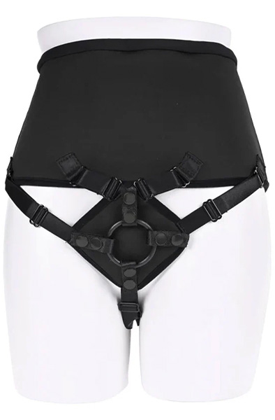 High Waisted Corset Strap On - Strap-on harness 3