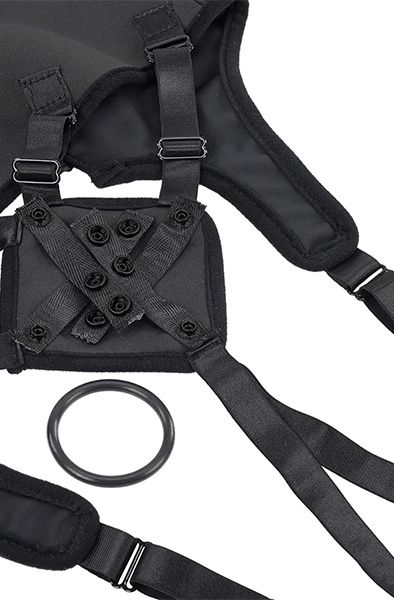 High Waisted Corset Strap On - Strap-on harness 5