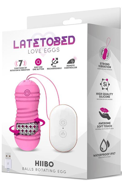 Hiibo Balls Vibrating & Rotating Egg Pink - Vibrierendes Ei 2