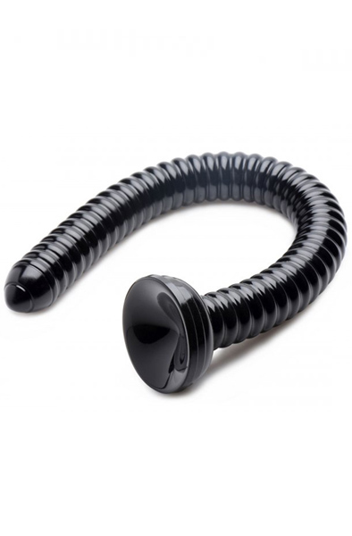 Hosed Ribbed Anal Snake 51 cm - Extra langer Anal-Dildo 2