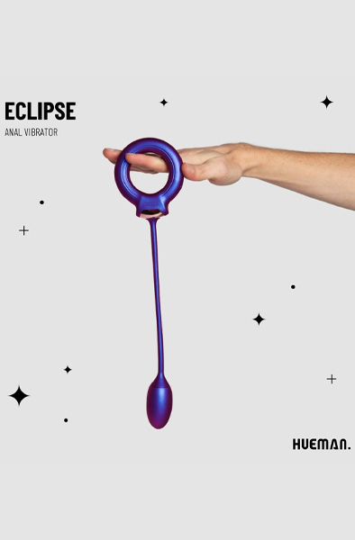 Hueman Cockring With Anal Ball - Analplug mit Penisring 4