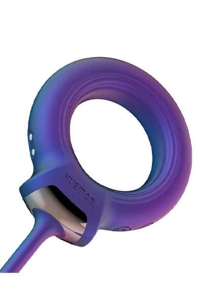 Hueman Cockring With Anal Ball - Analplug mit Penisring 7