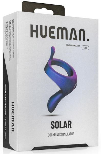 Hueman Vibrating Strap-on Cockring - Vibrierende Penisringe 5