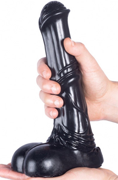 Hunglock Mini Jumpy Dildo 25 cm - Extra dicker Anal-Dildo 2