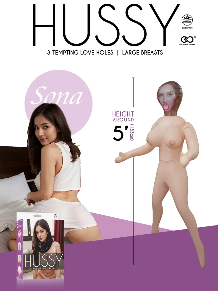 Hussy Sona 3 Hole Inflatable Love Doll - Inflatable sexdoll 2 [full]