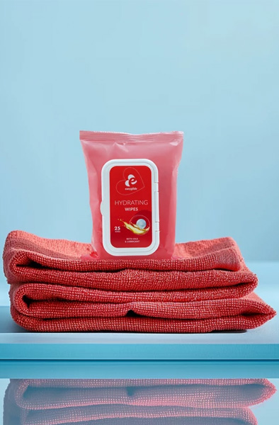 Hydrating Wipes With Lubricant & Oils 25-pack - Intimtücher 4