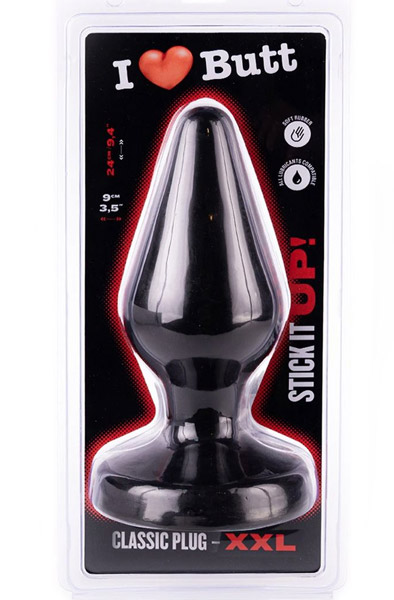 I Love Butt Classic Plug XXL Black 24cm - Extra dicker Analplug 3