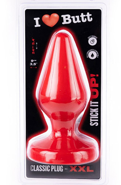 I Love Butt Classic Plug XXL Red 24cm - XL Buttplug 3