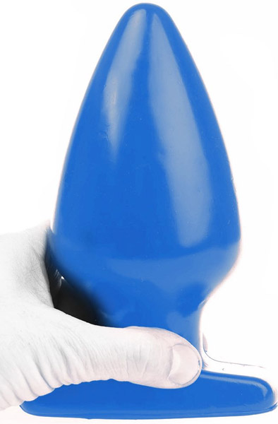 I Love Butt Fat Plug Blue Large 19cm - Extra dicker Analplug 1