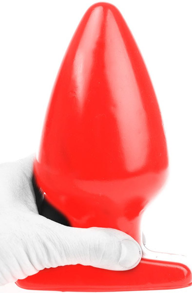 I Love Butt Fat Plug Red Large 19cm - Extra dicker Analplug 1