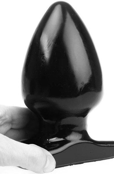 I Love Butt Spade Plug Black Large 17,5cm - Extra dicker Analplug 1