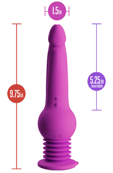 Impressions New York Gyroquake Dildo 24,5 cm - Vibrator 4