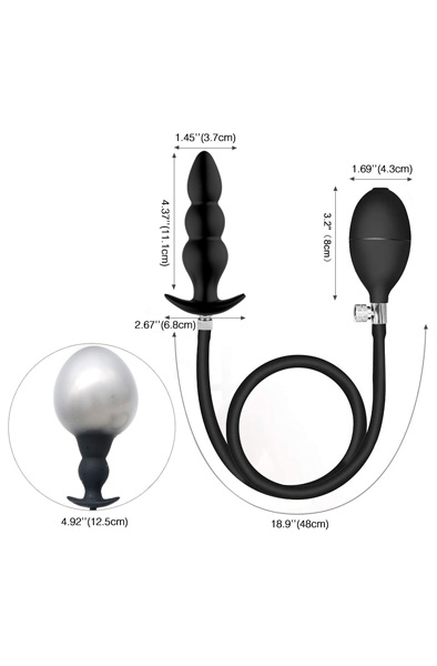 Inflatable Butt Plug No.2 - Aufblasbarer Analplug 3