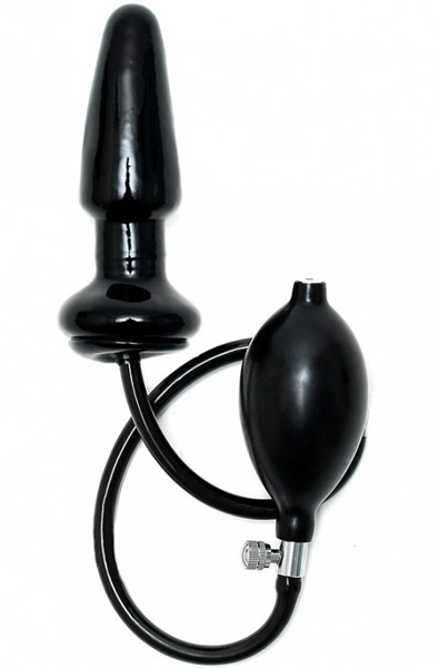 Inflatable Butt Plug Small With Massive Core - Aufblasbarer Analplug 1