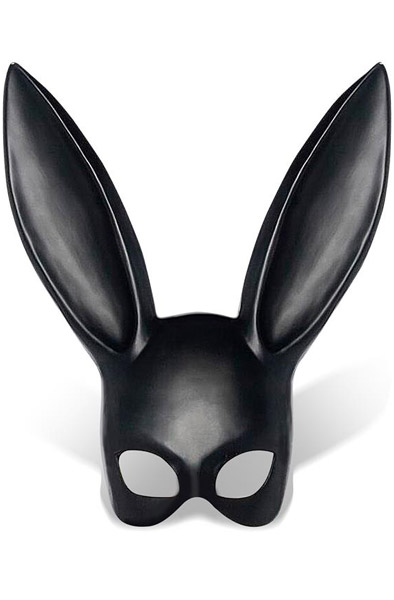 IntoYou Allicia Bunny Mask Black - Hasenohren 1