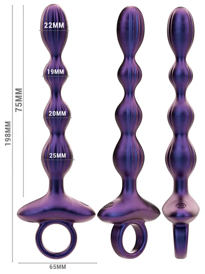 Jackie Vibrating Anal Plug Remote Control - Vibrating anal plug 3