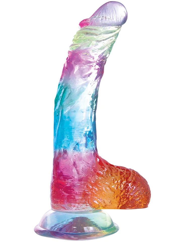 Jellildo Dildo With Balls 22 cm - Dildo 1