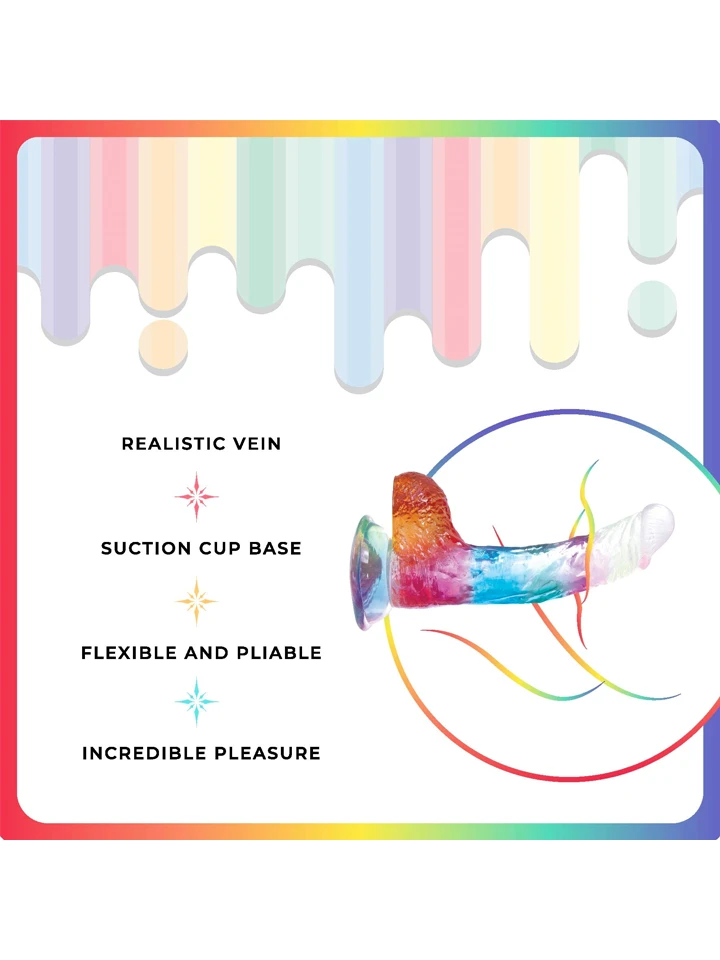 Jellildo Dildo With Balls 22 cm - Dildo 2