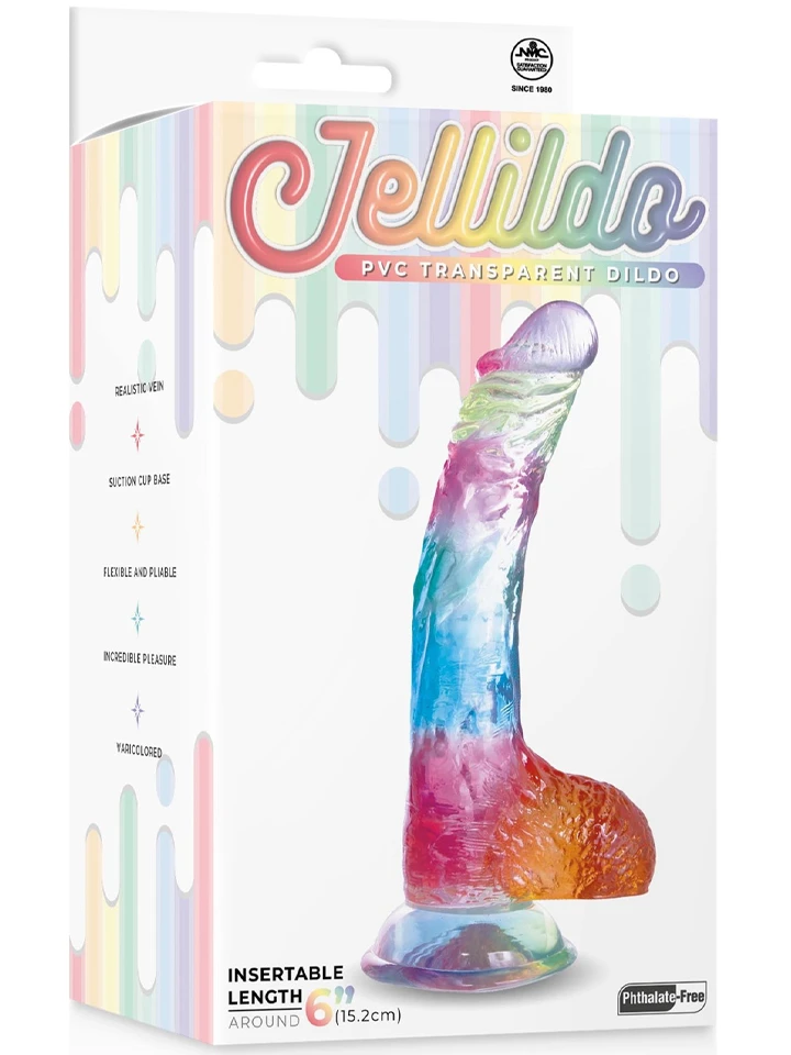 Jellildo Dildo With Balls 22 cm - Dildo 4