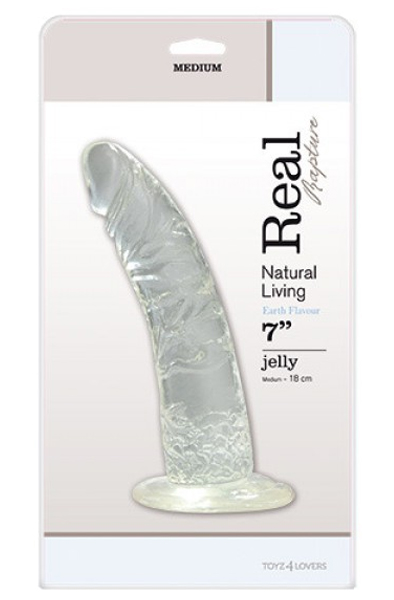 Jelly Dildo Real Rapture Clear 20,5 cm - Dildo 3