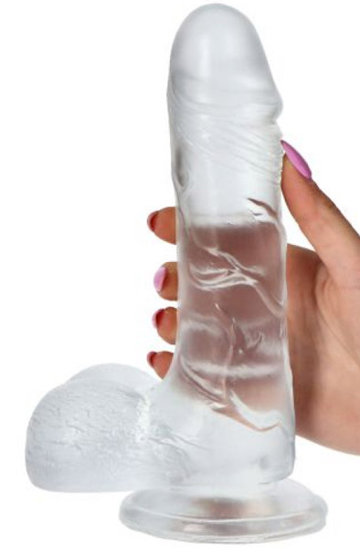 Jelly Dildo Real Rapture Clear 23 cm - Dildo 1
