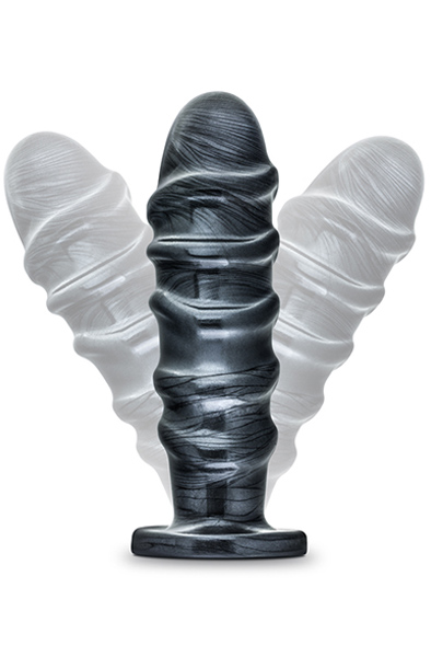 Jet Annihilator Carbon Metallic Black 28 cm - Extra dicker Analplug 2