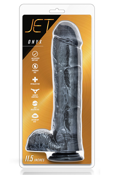Jet Onyx Carbon Metallic Anal Dildo 29cm - Anal-Dildo 2
