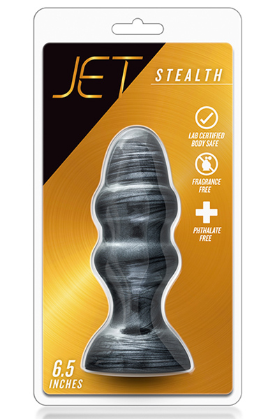 Jet Stealth Carbon Metallic Black - Extra dicker Analplug 2