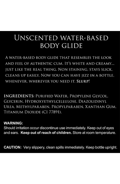 Jizz White Lubricant 1000 ml - Künstliches Sperma 3