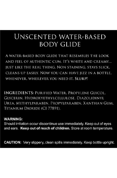Jizz White Lubricant 488 ml - Künstliches Sperma 4