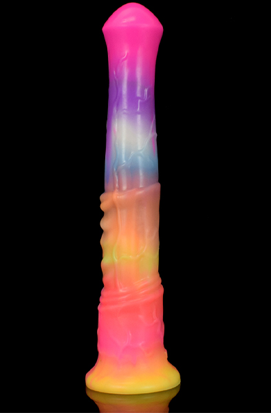 Jolly Star Glow-in-The-Dark Dildo 29,5 cm - Drachen-Dildo 2
