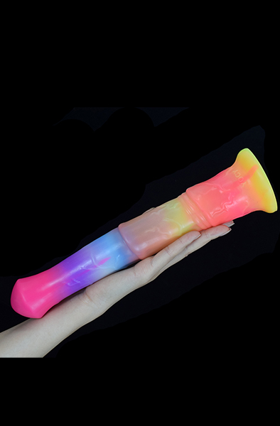 Jolly Star Glow-in-The-Dark Dildo 29,5 cm - Drachen-Dildo 6