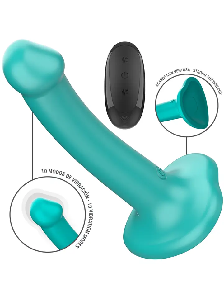 Katie Vibrator 10 Vibrations Remote Control - Vibrating dildo 2