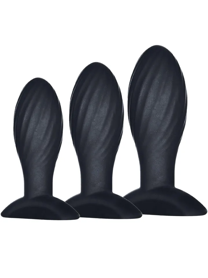 Kick Up Silicone Anal Training Set - Anal plug set 1