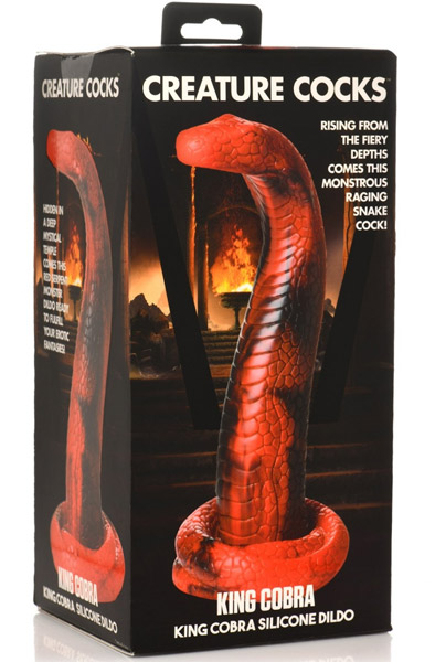 King Cobra Silicone Dildo 21 cm - Monster-Dildo 5