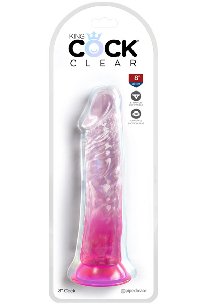 King Cock Clear Cock Pink 20 cm - Dildo 2