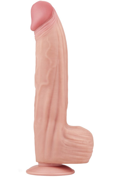 King Sized Sliding Skin Dual Layer Dildo 31 cm - XL Dildo 1