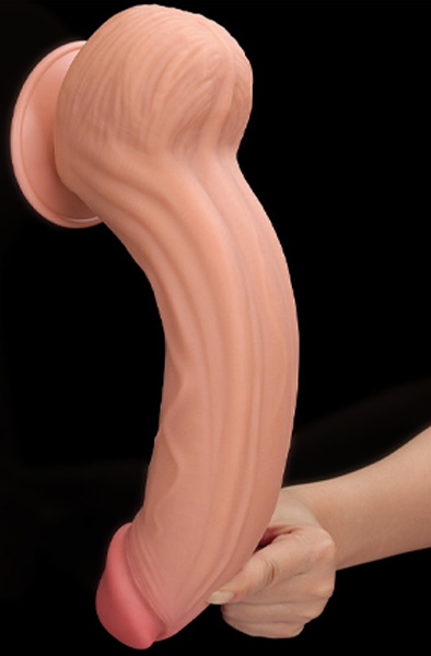 King Sized Sliding Skin Dual Layer Dildo 31 cm - XL Dildo 5
