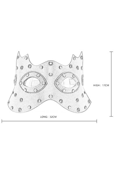 KinkHarness Boorel Mask Black - Maske 7