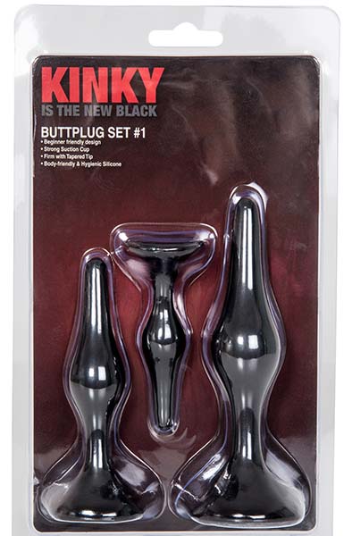 KINKY Is The New Black Buttplug Set #1 - Analplug Set 2