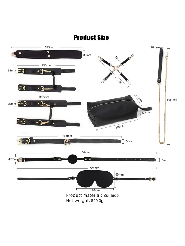 Kiotos BDSM Fancy Kit Black - Bondage kit 2 [full]