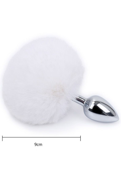 Kiotos Bunny Tail White - Analplug in Tierform 2